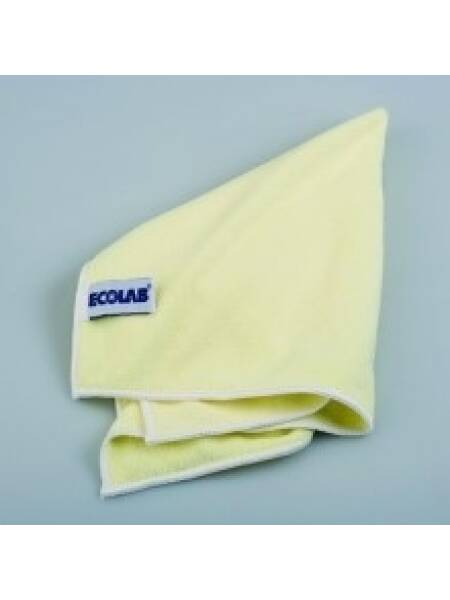 LAVETA PROFESIONALA MICROFIBRA GALBENA 40X40CM - ECOLAB